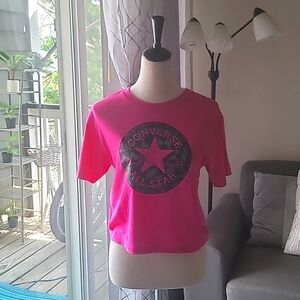 Converse kid hot pink shirt size L